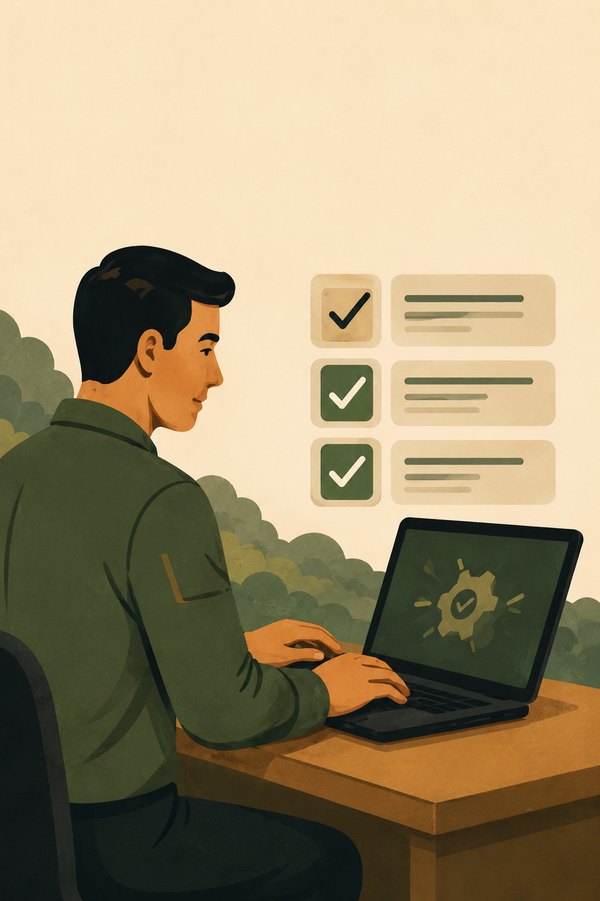 Cadastro e checklists